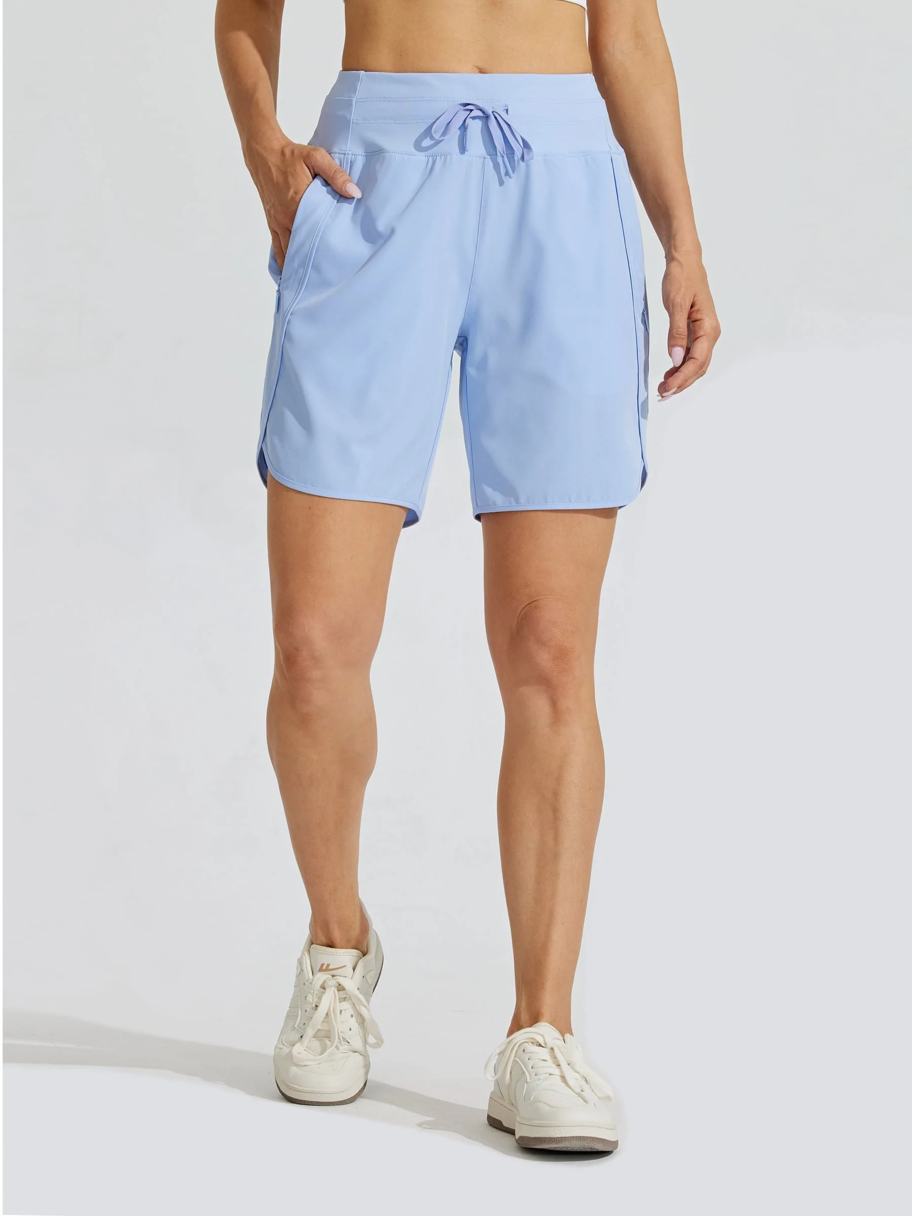 🌞Summer Essentials 50% OFF❄️Women's High-Waisted Quick-Dry Swim Shorts - Image 4
