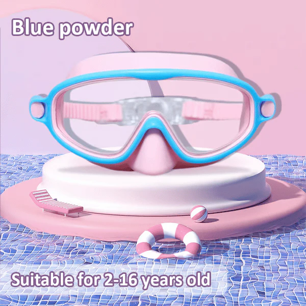 🔥SUMMER GIFT – ONLY £9.99!!🏆#1 Bestselling🏊♀️HD children's large frame waterproof and anti-fog swimming goggles - Image 10
