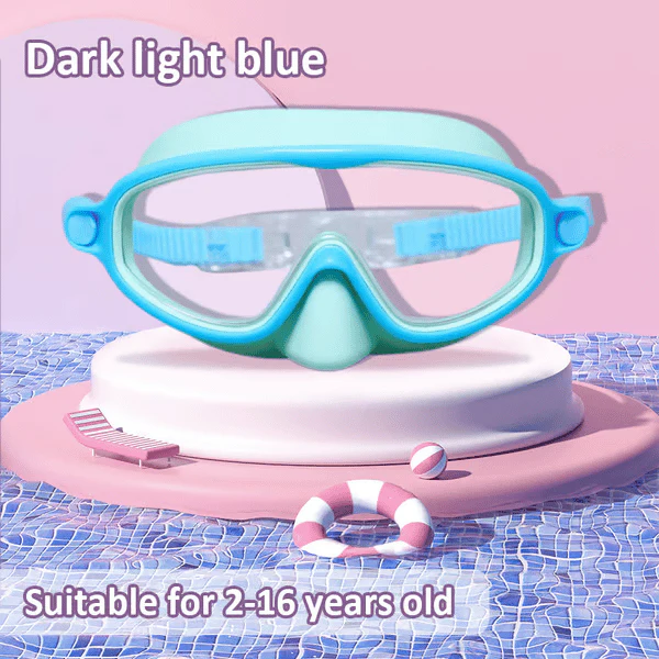 🔥SUMMER GIFT – ONLY £9.99!!🏆#1 Bestselling🏊♀️HD children's large frame waterproof and anti-fog swimming goggles - Image 11