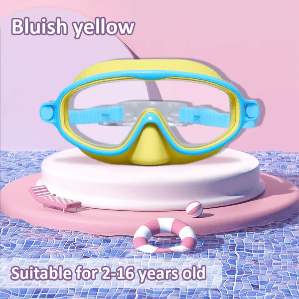 🔥SUMMER GIFT – ONLY £9.99!!🏆#1 Bestselling🏊♀️HD children's large frame waterproof and anti-fog swimming goggles - Image 13