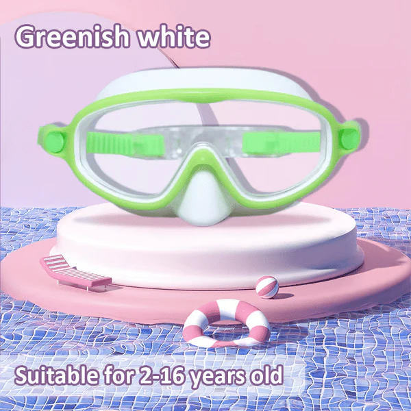 🔥SUMMER GIFT – ONLY £9.99!!🏆#1 Bestselling🏊♀️HD children's large frame waterproof and anti-fog swimming goggles - Image 14