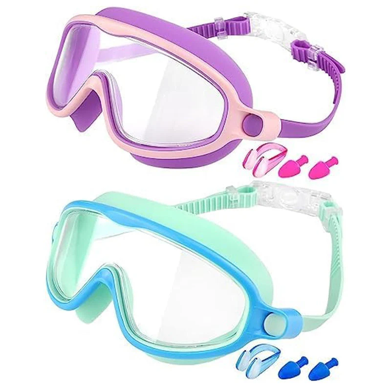 🔥SUMMER GIFT – ONLY £9.99!!🏆#1 Bestselling🏊♀️HD children's large frame waterproof and anti-fog swimming goggles - Image 15