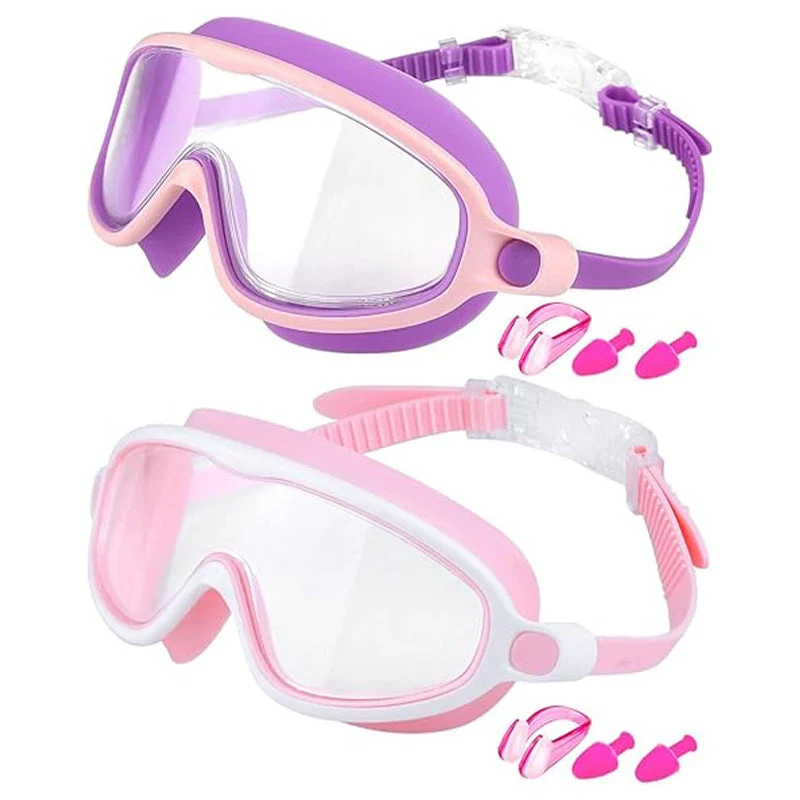 🔥SUMMER GIFT – ONLY £9.99!!🏆#1 Bestselling🏊♀️HD children's large frame waterproof and anti-fog swimming goggles - Image 16