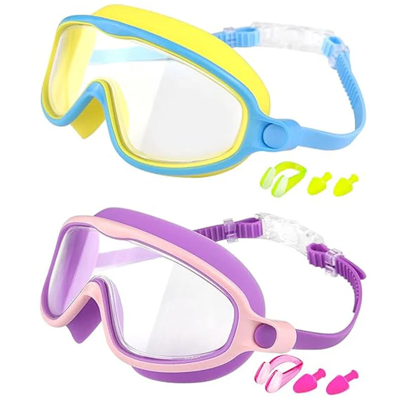 🔥SUMMER GIFT – ONLY £9.99!!🏆#1 Bestselling🏊♀️HD children's large frame waterproof and anti-fog swimming goggles - Image 17