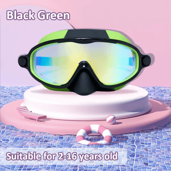🔥SUMMER GIFT – ONLY £9.99!!🏆#1 Bestselling🏊♀️HD children's large frame waterproof and anti-fog swimming goggles - Image 8