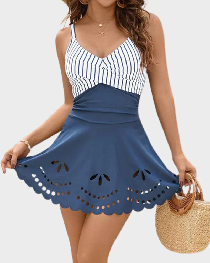 👙2026 NEW TYPE 50% OFF✨Women's Tummy Control Skirted Swimsuit - Image 17