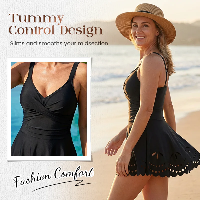 👙2026 NEW TYPE 50% OFF✨Women's Tummy Control Skirted Swimsuit - Image 7
