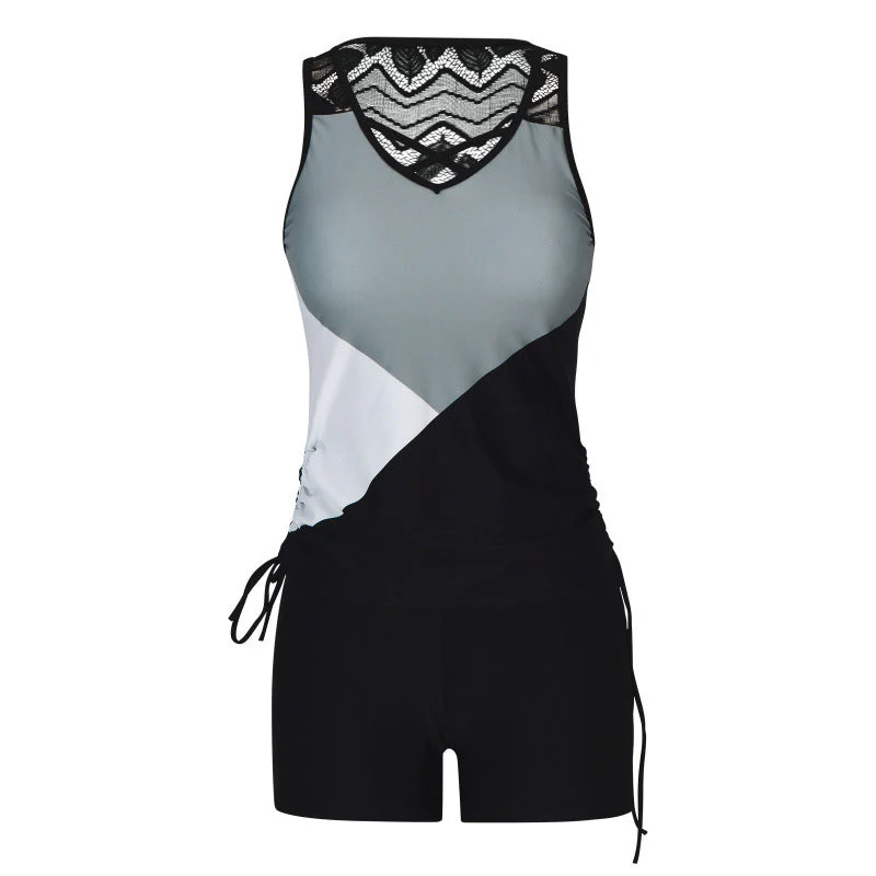 ⏰LAST DAY 60% OFF - Miraclesuit Women's Tummy Control Tankini Set with Built-In Bra – Flattering Boho Swimwear with Shorts🔥 - Image 21