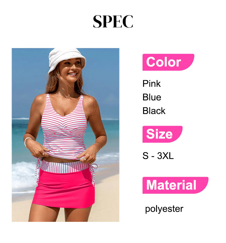 💥Summer Cool Deal: 49% OFF👙TUMMY CONTROL TANKINI SET - Image 11