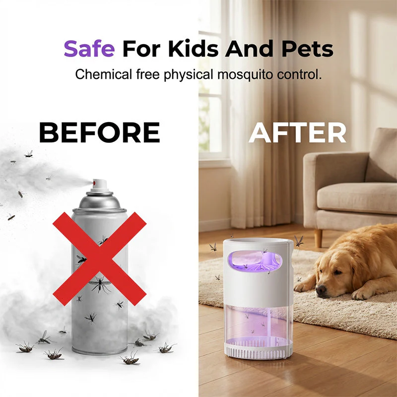 🥳2026 HOT SALE🥳💞50K+ SOLD!🦟🔇 50% OFF! UV Mosquito Killer Lamp – USB powered, chemical‑free, ultra‑quiet. 50K+ sold for peaceful sleep. 🌙✨ - Image 3