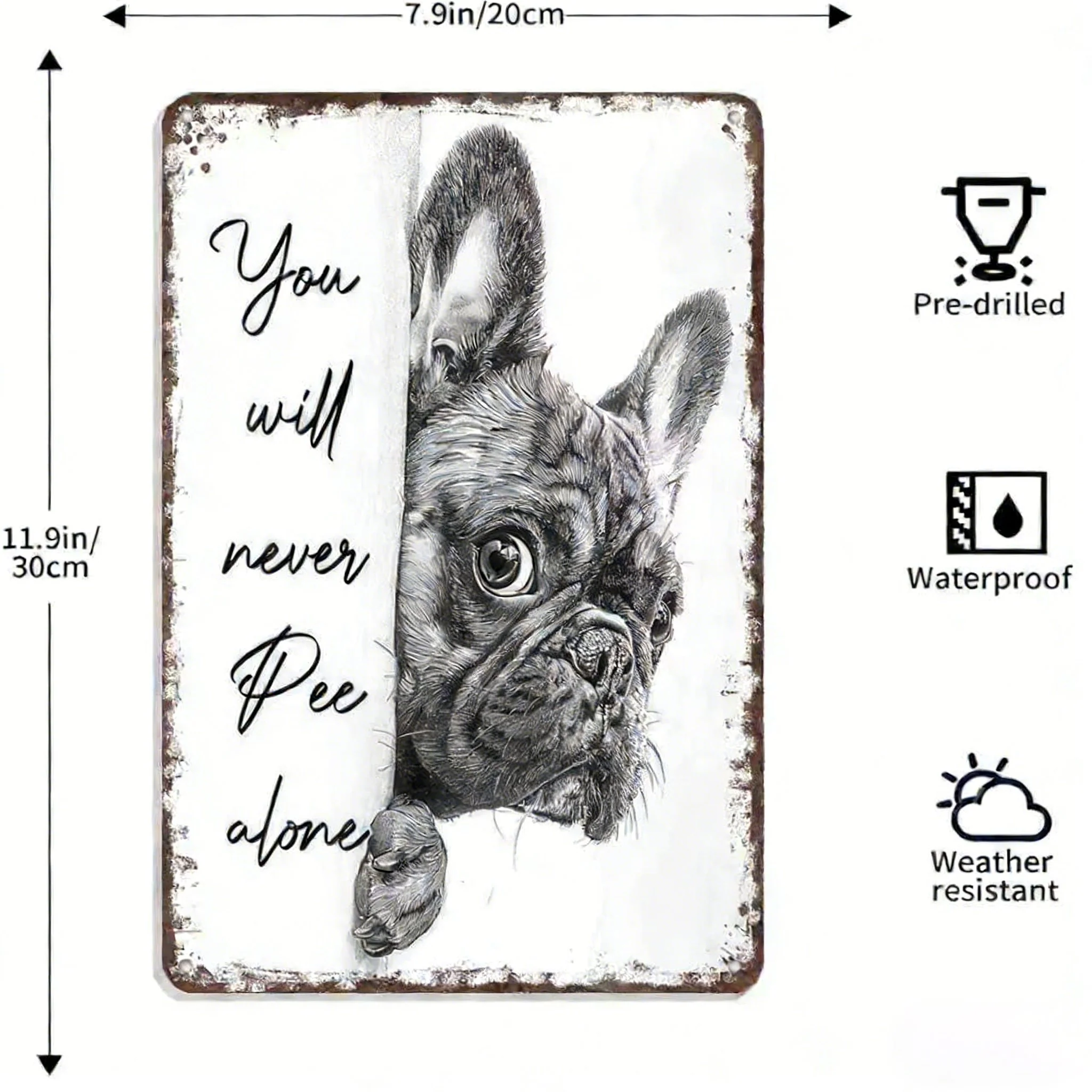 Vintage Black & White Cat Wall Art - Image 11