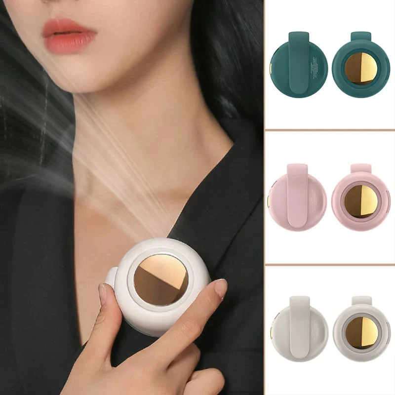 ⏳Summer Hot Sale: ONLY £11.99!!💞50K+ SOLD!💨2-in-1 Wearable Fan – Instantly Cools You by Up to 10°C | 24H Quiet Hands-Free Airflow🌀🌿 - Image 9