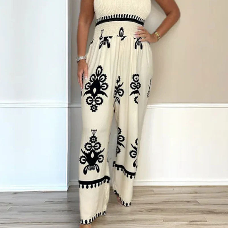 💥Summer Hot Sale 60% OFF💥Women's Sleeveless Halter Wide-leg Jumpsuit - Image 2
