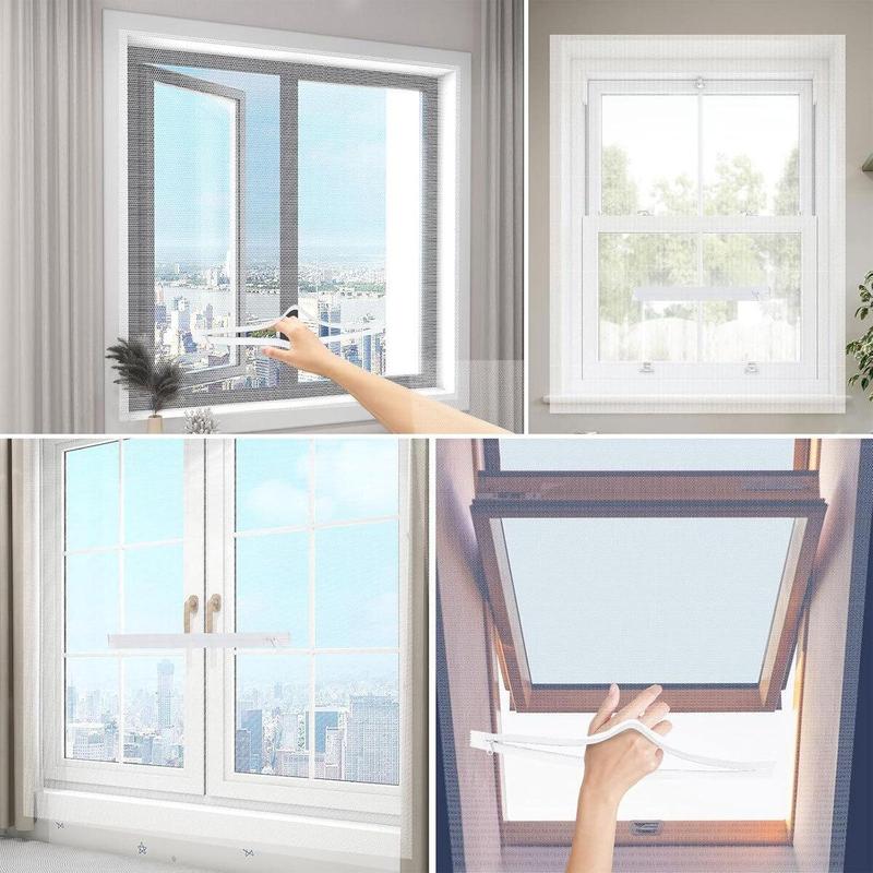 ⏳ Limited-time Special Price:£ 7.99!!✨3-Second Fit Window Mesh 🌬️ Ultra-fine 1.0mm mesh 🦟 Blocks virtually all bugs ✅ Breathable & invisible 🏡 Trusted by thousands of UK homes for a bug-free summer! - Image 13