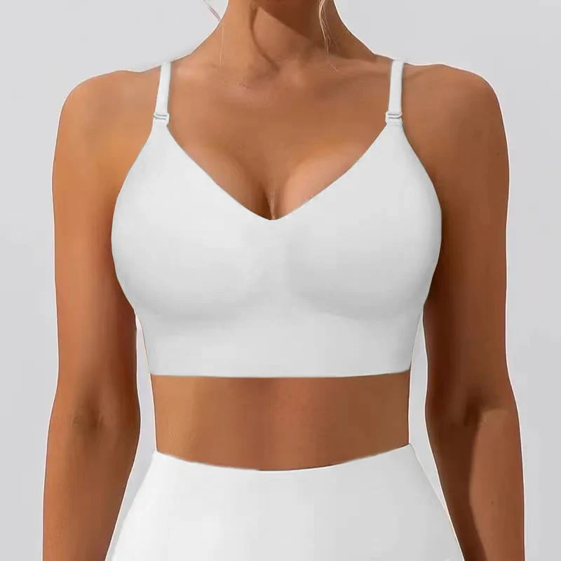 🏆Last Day 49% OFF🔥Women's Solid Color Wireless Backless Bra - Image 12