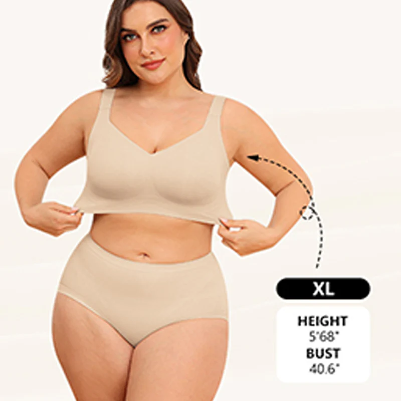 ⏰LAST DAY SALE 70% OFF⚡50K+ SOLD💕 Women's Seamless Full Coverage Wireless Bra - Image 7