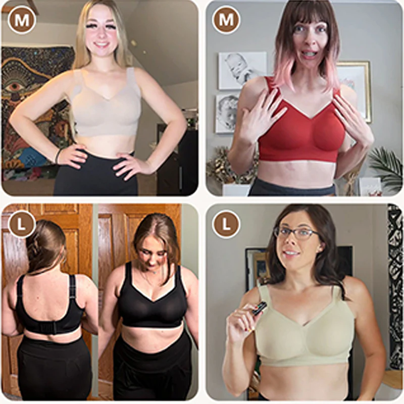⏰LAST DAY SALE 70% OFF⚡50K+ SOLD💕 Women's Seamless Full Coverage Wireless Bra - Image 9