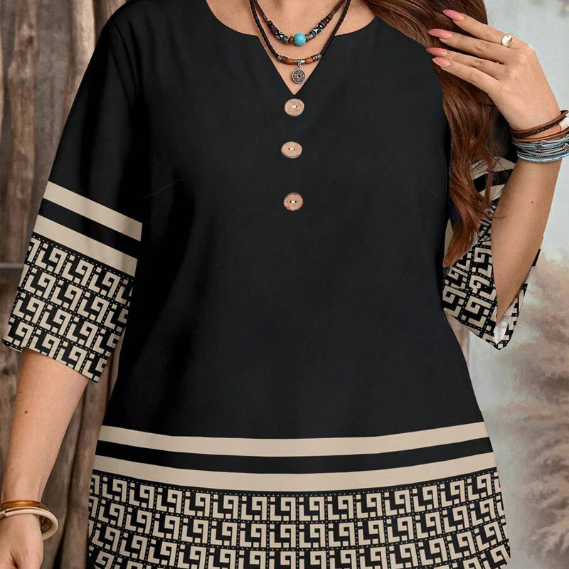 🌸Spring Sale 60% OFF👕Women's Casual Button-Front V-Neck Top - Image 4