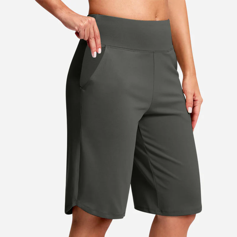 ⏰Last Day Sale 49% OFF🔥Women's High-Waist Yoga Shorts with Pockets - Image 11