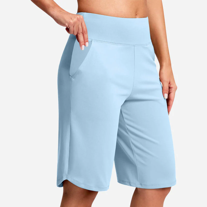 ⏰Last Day Sale 49% OFF🔥Women's High-Waist Yoga Shorts with Pockets - Image 17