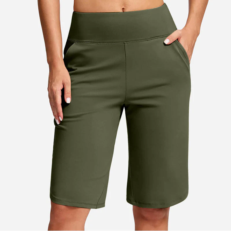 ⏰Last Day Sale 49% OFF🔥Women's High-Waist Yoga Shorts with Pockets - Image 9