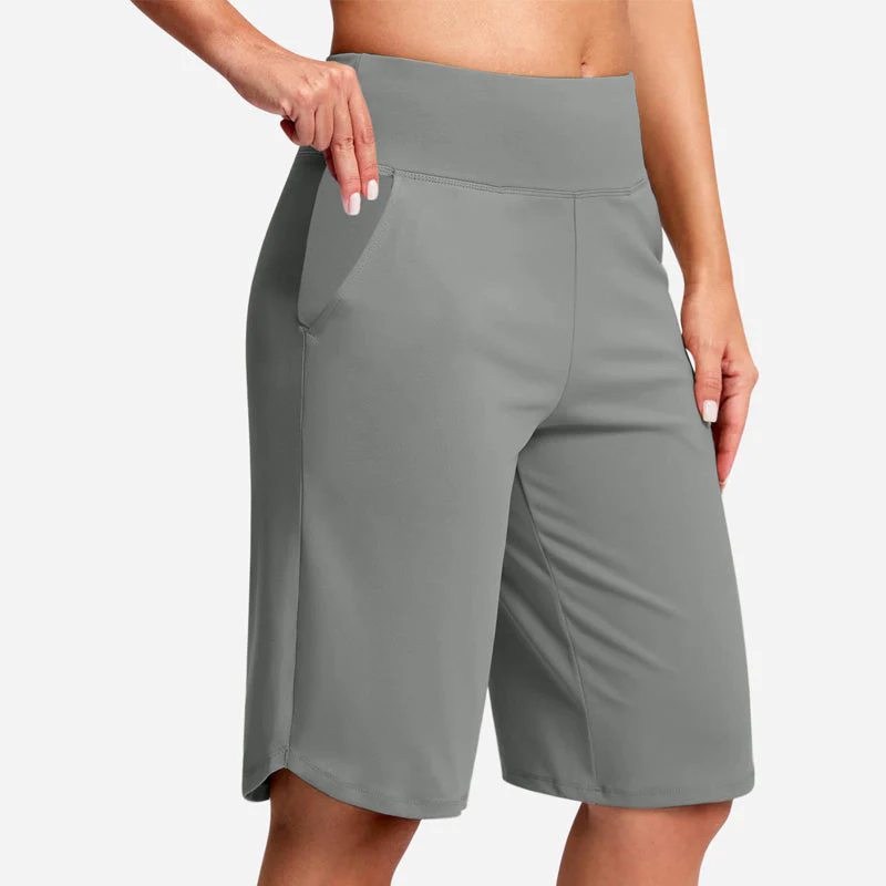 ⏰Last day sale 49% OFF🔥Women's High-Waist Yoga Shorts with Pockets - Image 15