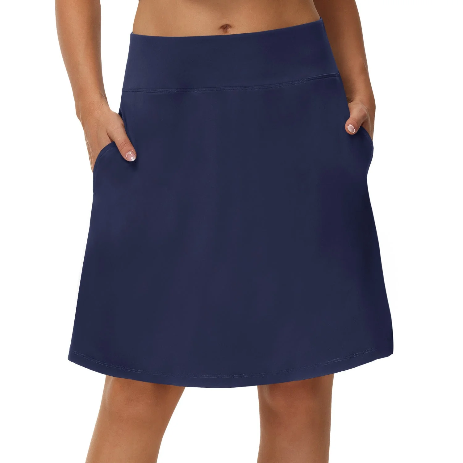 Women's 20" Knee Length Skorts Golf Tennis Skirt - Image 7