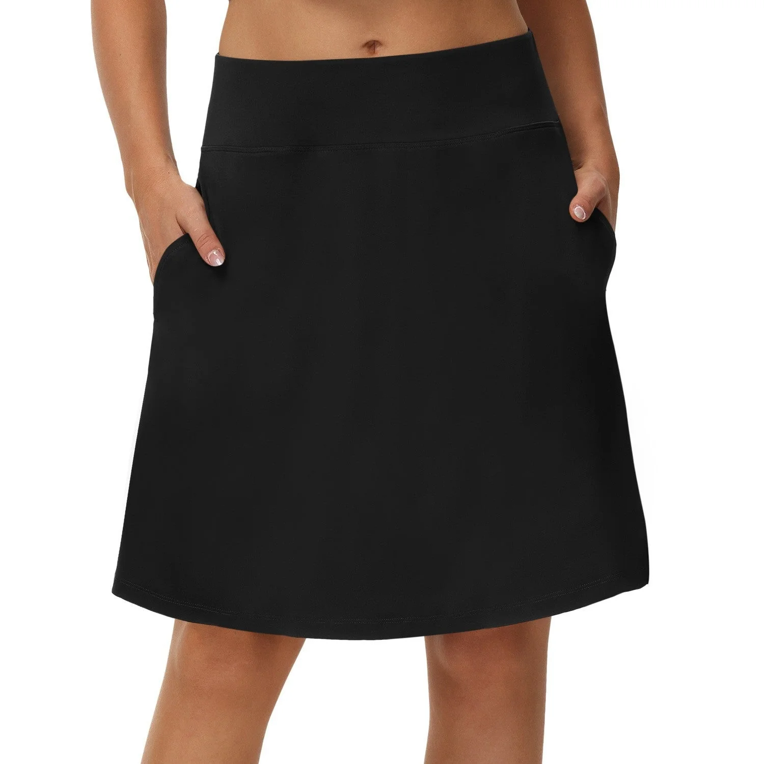 Women's 20" Knee Length Skorts Golf Tennis Skirt - Image 8