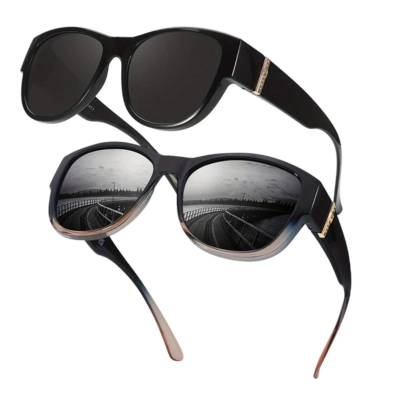 📢📢50% OFF !! ⏰Women's Large Frame Fit-Over Sunglasses - Image 15