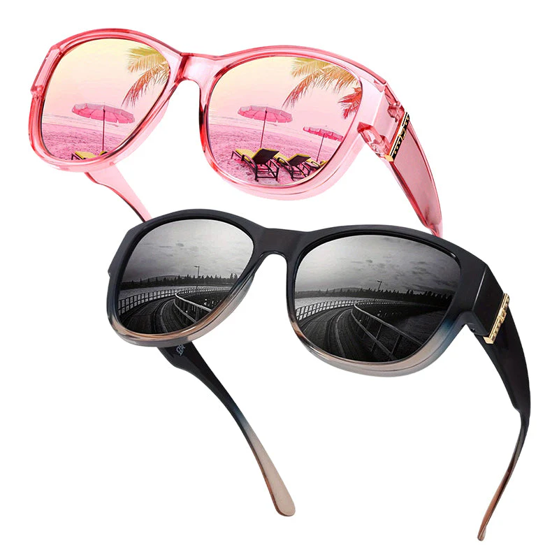 📢📢50% OFF !! ⏰Women's Large Frame Fit-Over Sunglasses - Image 19