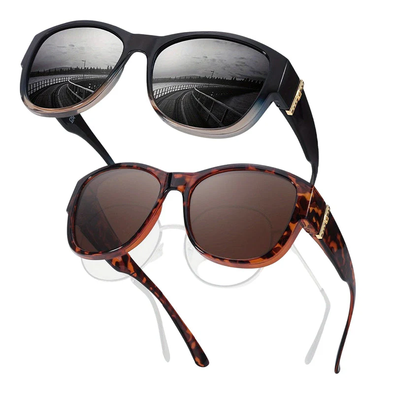 📢📢50% OFF !! ⏰Women's Large Frame Fit-Over Sunglasses - Image 22