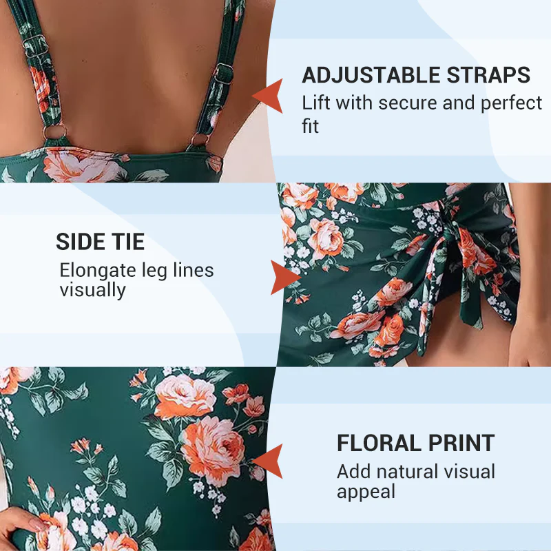 🩱2025 Summer Seaside Trend Swimwear👙Women's Summer One Piece Swimsuit - Image 6