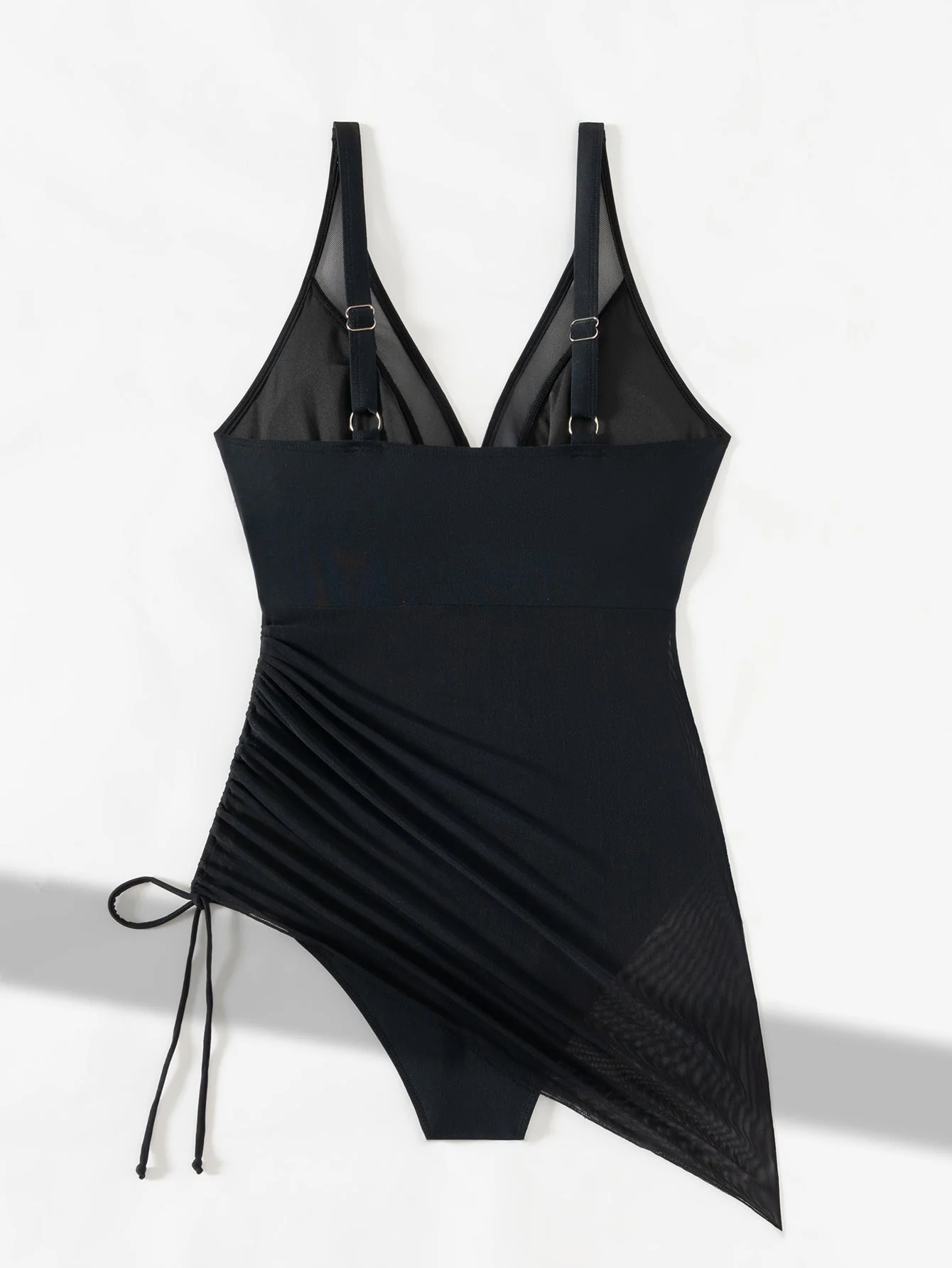 💥Last Day Special Sale 49% OFF🩱Slimming Mesh Sheer Sarong Wraps Swimsuit - Image 9