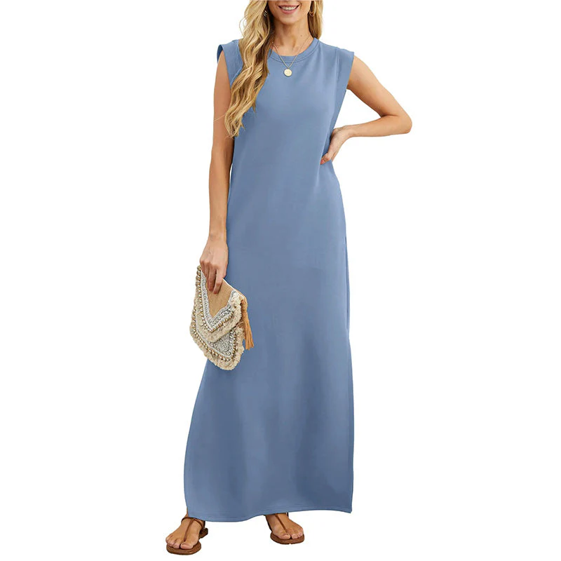 ⏳LAST DAY SALE 50% OFF!!💕Women's Wrinkle-Free Casual Dress with Split Hem - Image 3