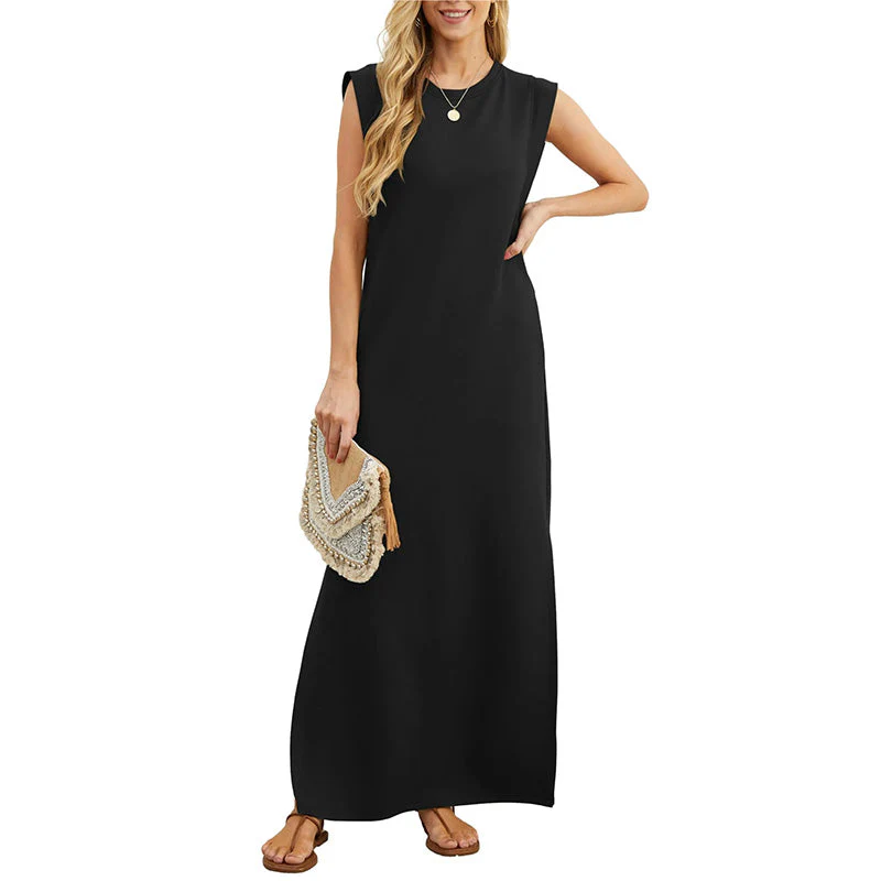 ⏳LAST DAY SALE 50% OFF!!💕Women's Wrinkle-Free Casual Dress with Split Hem - Image 8