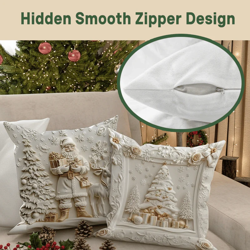 ⏰LAST DAY: £9.99 for 4PCS!!⚡50K+ SOLD!💕Christmas Themed Cushion Cover🎁 - Image 6